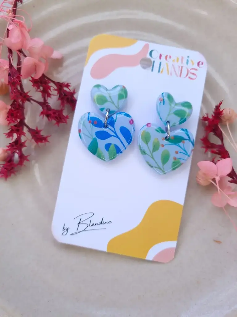 Double Heart (Mix Rose)