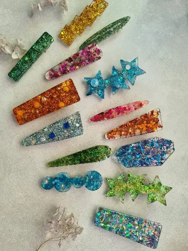 Pince à cheveux à paillettes